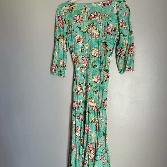 Sunday Mi Amor Anthropology Floral Print Maxi Dress Size S - Picture 5 of 8